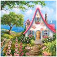 thumbnail image 3 of Cuadros Decorativos 5D House Flowers in the Garden Series Pintura de diamante redondo Ndcxsfigh Nuevos Originales, 3 of 9