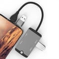 thumbnail image 3 of USB C Hub Multifunctional Docking Station Plug and Play Type C Docking Station USB3.0 Hub TF/SD Card Reader Silver,1 * Reader,Silver, 3 of 6