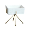 thumbnail image 4 of Caja de almacenamiento de sobremesa para maquillaje, cosméticos, perfumes, organizador, expositor con estante dorado, 4 of 9
