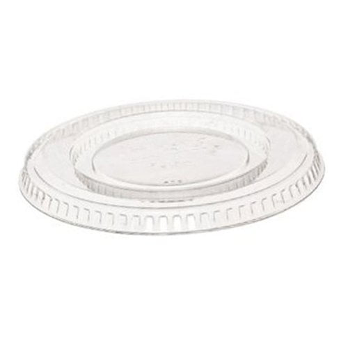 MarketPro Round Souffle Cup Lid Clear, PET | 2500/Case