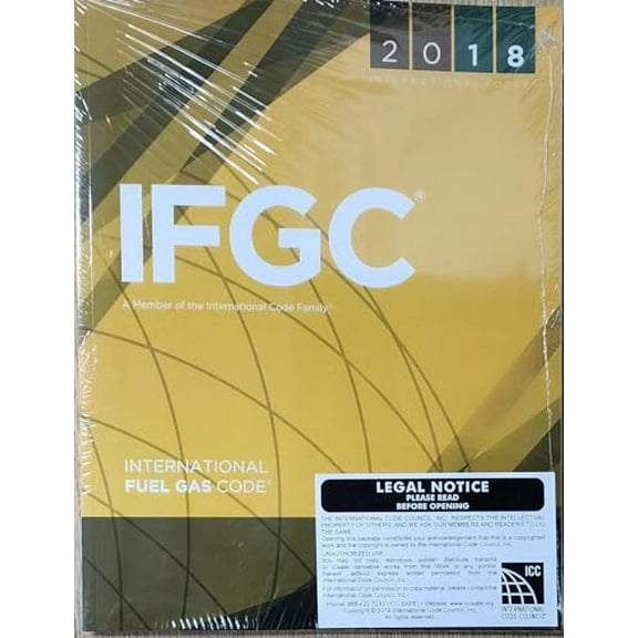 Pre-Owned 2018 International Fuel Gas Code (International Code Council) Paperback