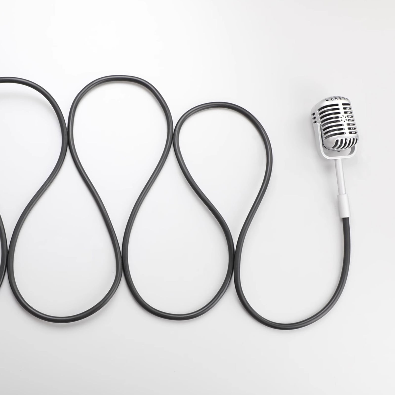 Vintaged Retro Microphone Durability Metal for Photography Studio Home Decor Video Recording Accessories