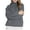 Dark Gray, variant on Women's Long Sleeve Turtleneck Pullover Sweater Solid Color High Neck Design Fall Casual Top for Vacation Outings and Comfort Fit Fashionable 2025