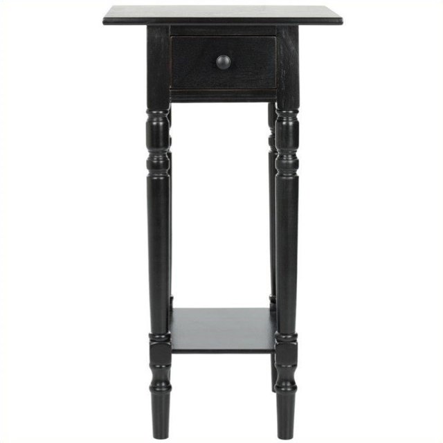 Safavieh Table d'Appoint en Bois Sabrina Noire