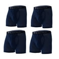 thumbnail image 3 of 100% Merino Wool Boxer Briefs Men Merino Wool Underwear Base Layer Merino Boxer Brief Underpants Soft Moisture Breathable Comfy Black (1 Pc) L, 3 of 6