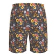 thumbnail image 6 of Naloa Colorful Flowers with Butterfly Men's Beach Shorts, Surfing shorts, Swim trunks, Quick Dry Swim Trunks for Surfing Beach Fun - XX-Large, 6 of 9