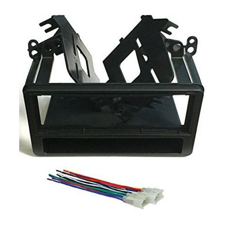 ASC Audio Car Stereo Dash Kit and Wire Harness for installing a Single Din Radio for some Toyota- 2001-2005 RAV4, 2001-2007 Highlander, 2000-2005 MR2