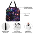 thumbnail image 4 of Disketp Glowing Chameleon Fantasy Art for Insulated Lunch Bag for Women and Men, Perfect for Work, Hiking, Picnic, 4 of 8