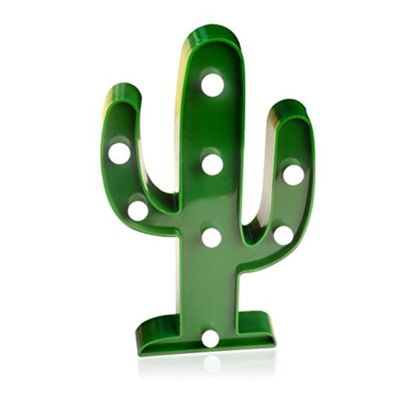 Cactus Battery Operated LED String Lights Fiesta Party Decoration Bedroom 