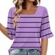 thumbnail image 1 of Blusas de Manga Corta para las Mujeres, Moda Verano Impreso, Blusas de Cuello Redondo, Chaqueta de Manga Corta para las Mujeres, 1 of 8
