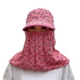 thumbnail image 1 of JHIALG Chapeau de Pêche pour Femmes avec Écran Visage Randonnée C8s8 uv Visage Pêche, 1 of 9