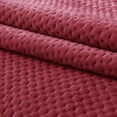 thumbnail image 5 of Kasentex  All Season Plush Poly Velvet Lavish Design Quilt Set Soft and Warm Machine Washable Coverlet Red King, 5 of 5