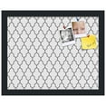 thumbnail image 2 of PinPix 15x12 Custom Cork Bulletin Board Quarterfoil Beige Poster Board Has a Fabric Style Canvas Finish, Framed in Quarterfoil Beige, by ArtToFrames (PinPix-584), 2 of 6