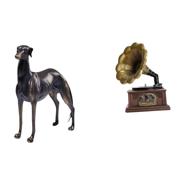 Estatua de perro, figura de animal de resina, estante, estatua vintage, figura de resina, artesanías, escultura coleccionable, adorno artesanal de res