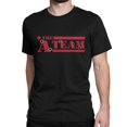 thumbnail image 1 of Camiseta con el logotipo del Equipo A para hombre y mujer, de algodón, a la moda, de cuello redondo y manga corta, tallas grandes., 1 of 6