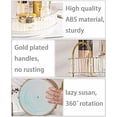 thumbnail image 3 of Rotating Makeup Organizer for Vanity, High-Capacity Skincare Clear Make Up Storage Perfume Organizers Cosmetic Dresser Organizer Countertop 360 Spinning (Clear, 2 Tier), 3 of 4