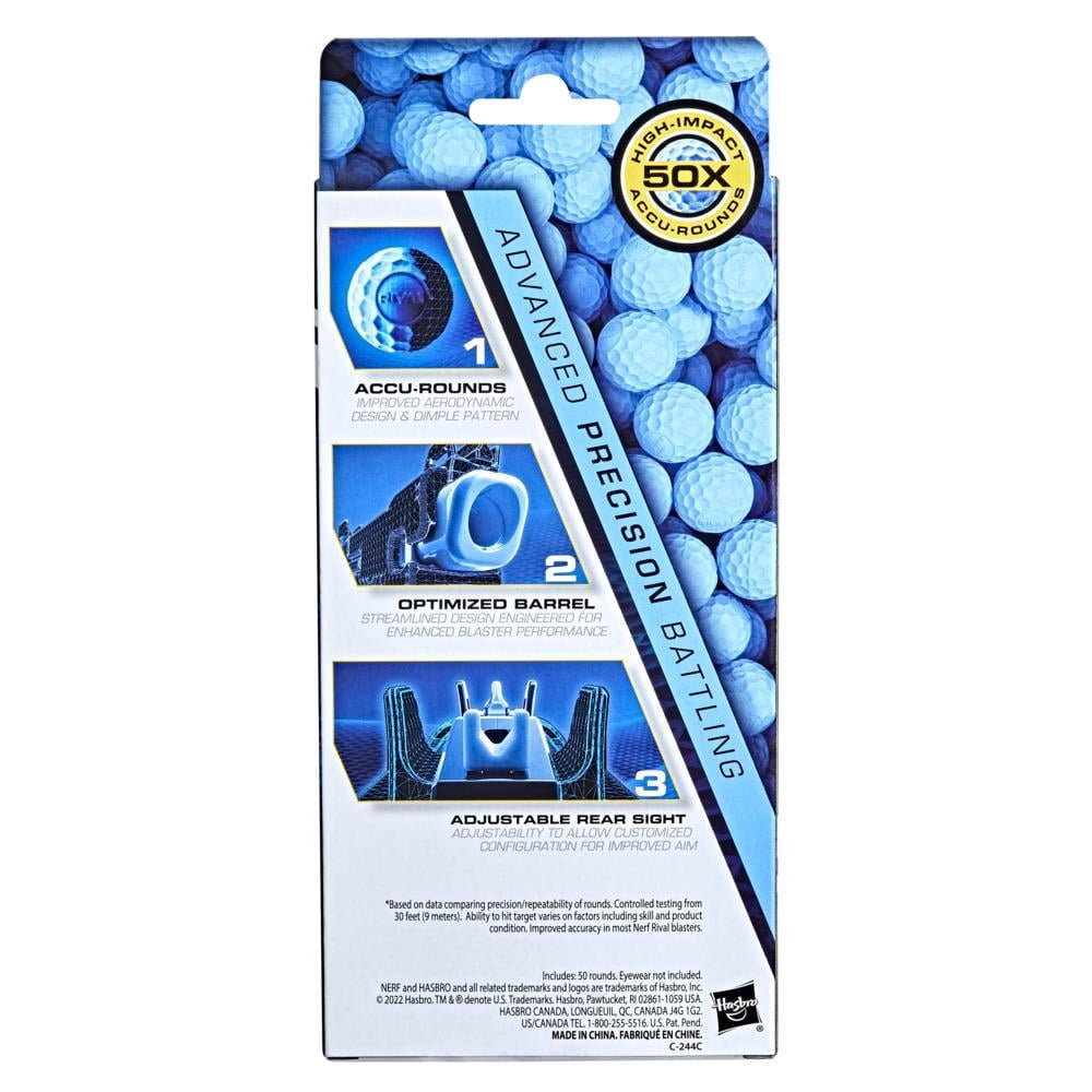 Nerf Rival Accu-Round Refill Bullet Ammunition Rounds, 14 Years+