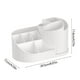 thumbnail image 3 of Makeup Organizer Box | Transparent Plastic Drawer Style | Rotating Compartment | Multi-Section Storage | Cosmetic & Lipstick Holder | Pen & Stationery Rack | 8x4.5x4.3 in | Durable Countertop Storage, 3 of 6