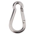 thumbnail image 2 of Clip de llavero Baoblaze Mosquetón de Acero Inoxidable Resistente M10, 2 of 8
