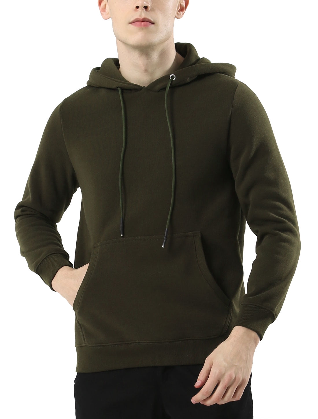 army green pullover hoodie
