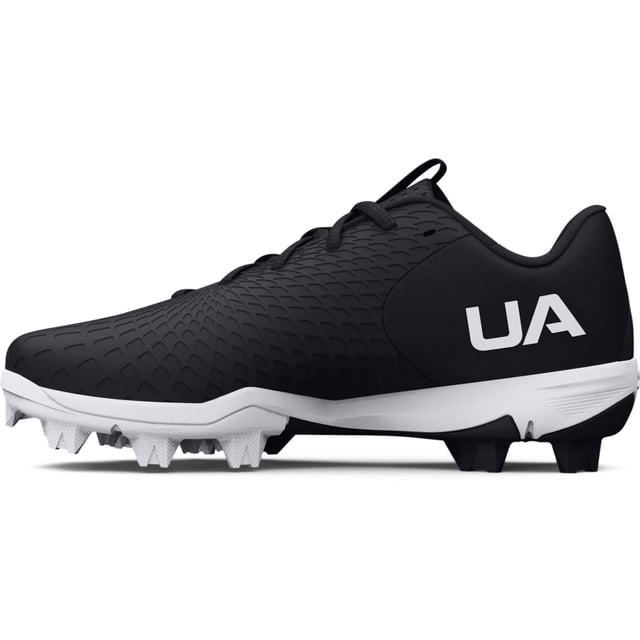 Zapatos Under Armour Glyde 2.0 RM JR para niñas, color blanco y negro, modelo 13US