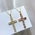 thumbnail image 4 of Vireellx Cross Pendant Necklace for Women Color Zircon for Women Jewelry Valentines Day, 4 of 9