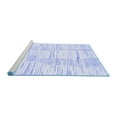 thumbnail image 2 of Ahgly Company Machine Washable Indoor Rectangle Solid Blue Modern Area Rugs, 2' x 4', 2 of 4