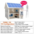 thumbnail image 5 of Hybrid Solar Inverter 24V Pure Sine Wave Inverter 2400W Solar Panel nerator Portable ,Easy to Operate, 5 of 5