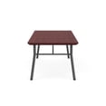 thumbnail image 3 of Mystic Reception Waiting 20x40" Wood Coffee Table / Charcoal Steel / Mahogany, 3 of 5