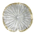 thumbnail image 3 of Sagebrook Home Polyresin 19" Lotus Wall Decor, Silver/Gold, Round, Polyresin, Contemporary, 19"L X 18"W X 2"H, Solid Color, 3 of 3