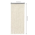 thumbnail image 2 of Real Bamboo Beaded Curtain - Large Diameter Bamboo Beads - Commercial Durability for Living Rooms, Balconies, Courtyards, Study Rooms, Clubs, Porches (70.87*35.43inch), 2 of 9