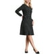 thumbnail image 1 of Vestido A-Line de Tweed para Mujeres Hobemty, Manga Larga, Vestidos Vintage de Trabajo, L Negro, 1 of 5
