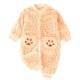 thumbnail image 2 of Cowsor Onepiece Romper Baby Boy Girl Newborn Zip Up Plush Outfit Long Sleeve Set, 2 of 7
