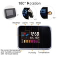 thumbnail image 3 of LED Color Screen Weather Forecast Projection Alarm Clock Electronic Clock Perpetual Calendar Weather Station, 3 of 5