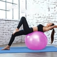 thumbnail image 4 of Soft Exercise Ball, Workout, Fitness, Balance, Gym, Physio, Abs (Office & Home & School)-purple-75cm, 4 of 5