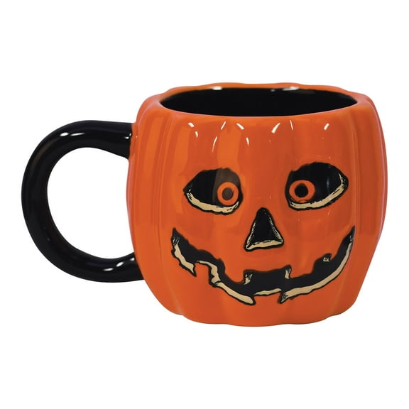 Beistle Vintage Halloween Ceramic Jack-O-Lantern Mug, 12 oz