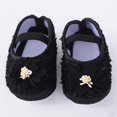 thumbnail image 2 of Durtebeua Toddler Shoes Girl Baby Shoes Fashion Soft Sole Toddler Shoes Pearl Dress Flower Princess Shoes Toddler Shoes Kids Shoes Toddler Girl Shoes Baby Girl Shoes Black,6-9 Months, 2 of 7