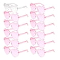 thumbnail image 1 of Gafas de sol elegantes con forma de corazón, gafas de sol para mujer con colores intensos y vibrantes para una amplia gama de aplicaciones, montura cómoda y atractiva con base de plástico, ideal para, 1 of 7