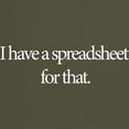 thumbnail image 3 of CafePress - Spreadsheet Lg Wht T Shirt - Men's Classic Graphic Cotton T-Shirt, 3 of 4