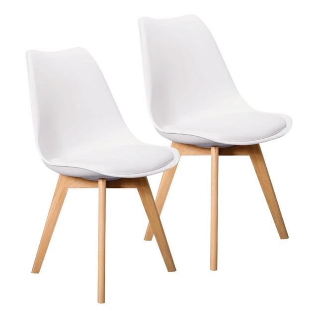Set/Kit 2 Silla Tulip Eames Acojinada Minimalista Moderna