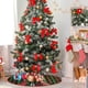 thumbnail image 4 of Puntoco Falda para árbol de Navidad Decoración navideña Falda para árbol Decoración para árbol de Navidad Adornos, 4 of 8