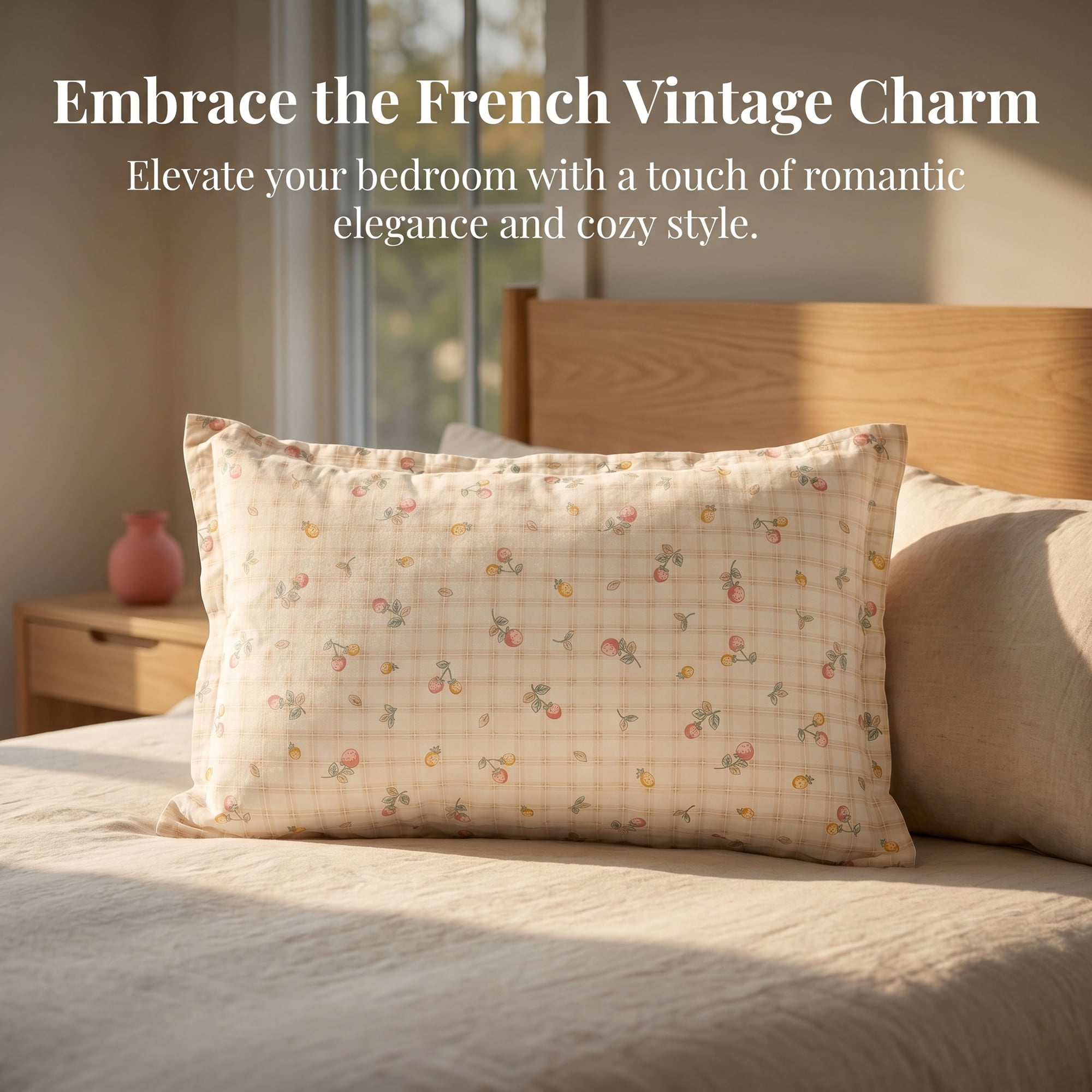 Unique Bargains 2 Pack Cotton Pillowcase Smooth Envelope Closure Wrinkle Resistant Queen Color G