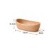 thumbnail image 2 of 1pc Oval Wooden Tray Dinner Plates Tableware Bowl Versatile Tray Coffee Table Kitchen Dishes Snacks Dried Storage Supplies, 2 of 11