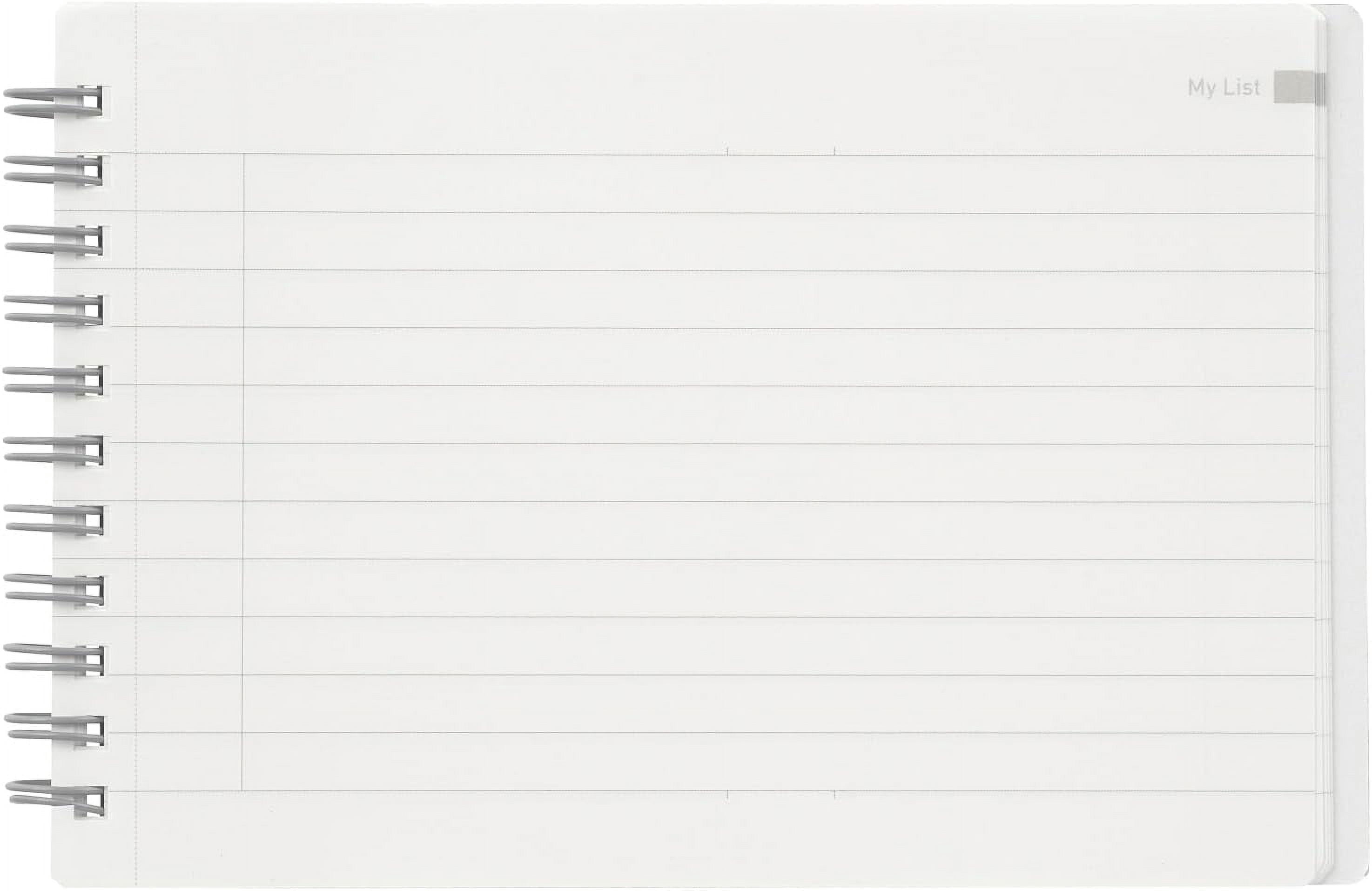 Utoka Pocket Size Notebook 4mm Graph Yellow 90 Sheets 4.2 x 6.5 5 Pack