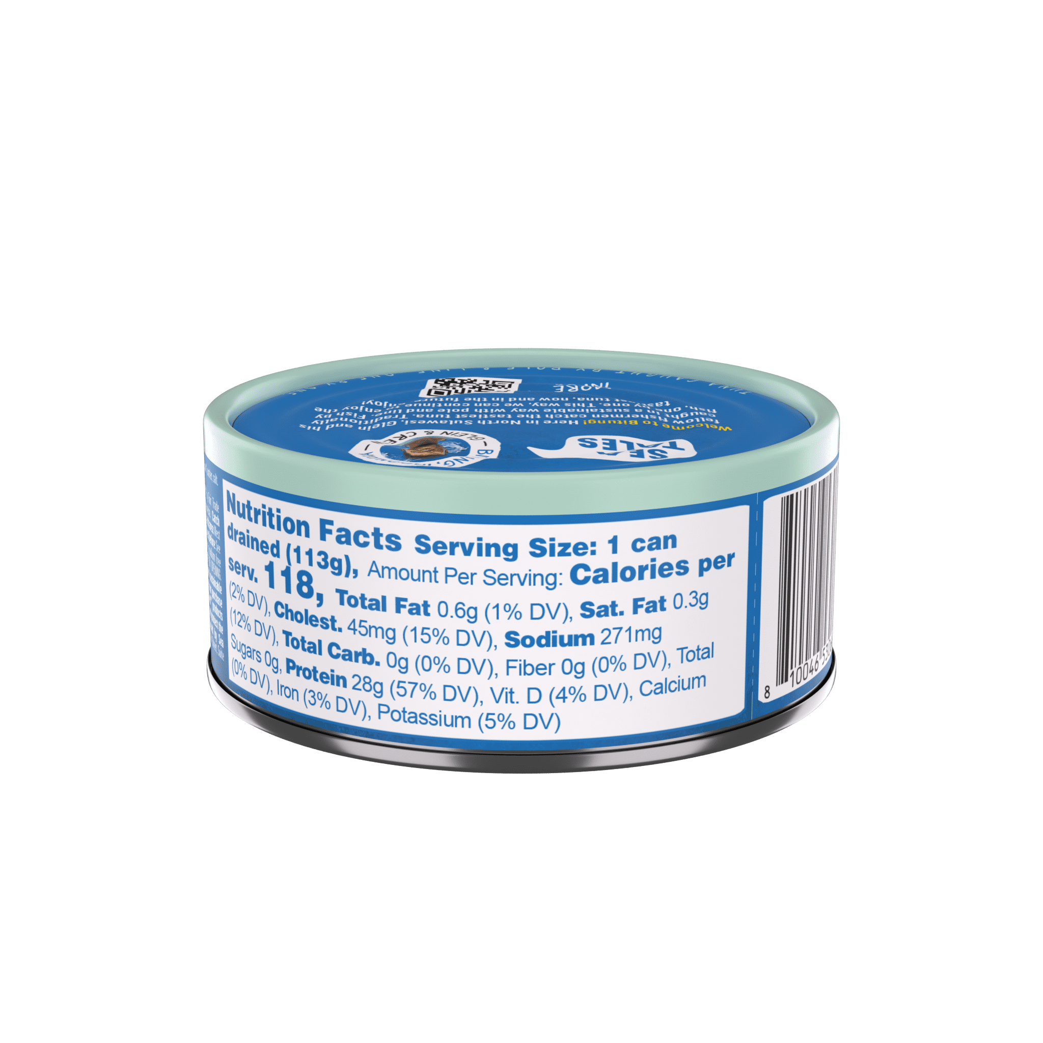 (2 pack) Sea Tales MSC Wild Caught Skipjack Tuna in Water, 5 oz Can