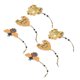thumbnail image 3 of Cute Honeycomb Pendants 6Pcs Bee Shape Ornaments For Friends And Family Yellow Pastoral Style Decoration, 3 of 3
