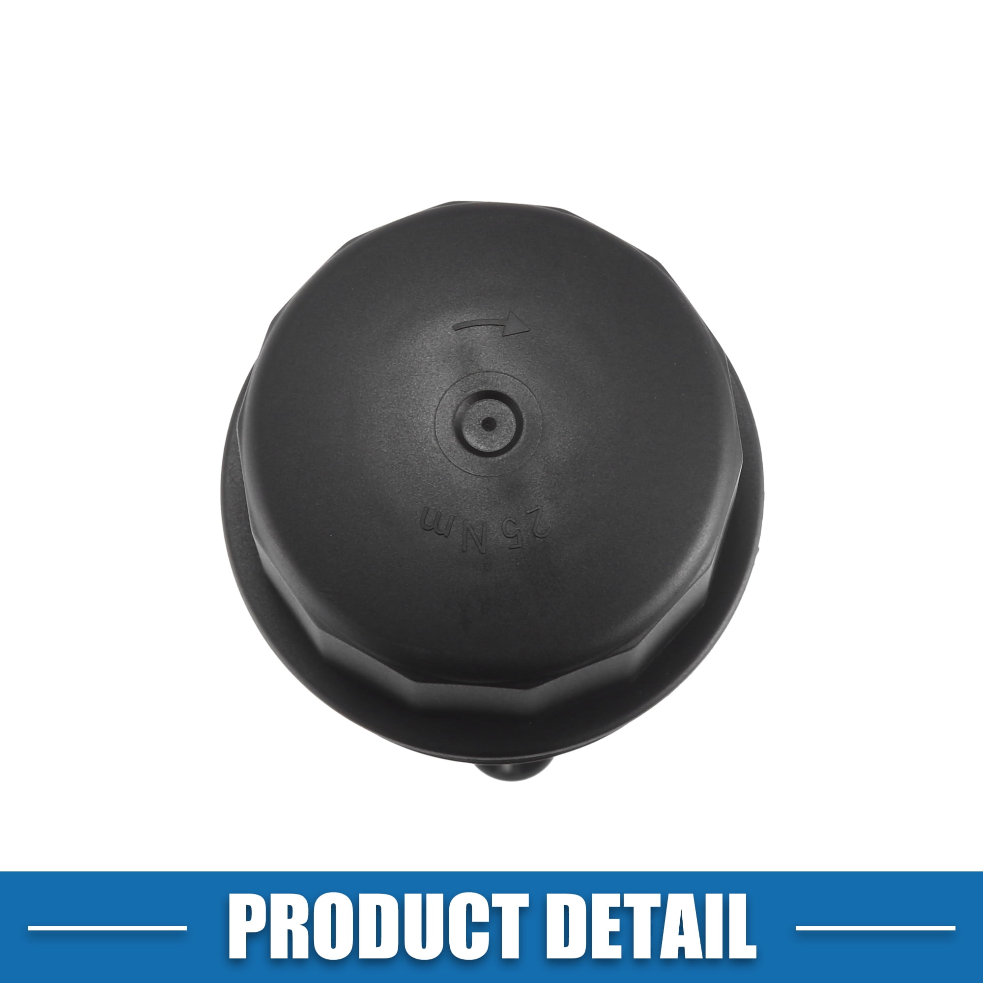 1 Set Engine Oil Filter Housing Cover Cap A1121800710 for Mercedes-Benz C240 2001-2005 Plastic Black