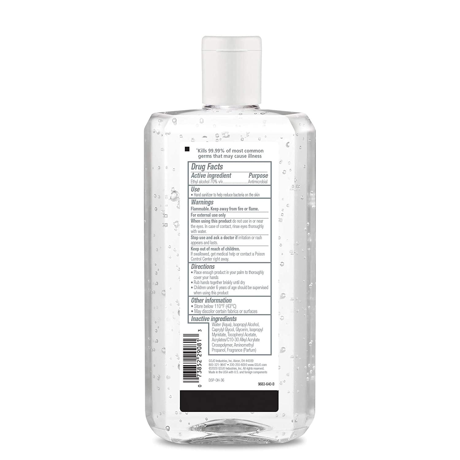 PURELL Advanced Hand Sanitizer Refreshing Gel, 1-Liter Flip-Cap Bottle