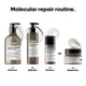 thumbnail image 4 of L'Oréal Professionnel Paris Absolut Repair Molecular Shampoo, Libre de sulfatos, Para cabello muy dañado, Con tecnología 2% reparador de péptidos + 5 amino&amp; L’Oréal Paris NA, 4 of 9