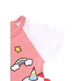 thumbnail image 4 of WIBACKER 0-24M Newborn Baby Girls Boys Cotton Summer Short 3D Jumpsuit Infant Baby Cartoon Short Sleeve Romper, 4 of 6